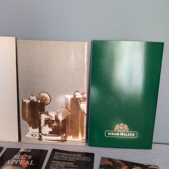Lot of 7 Liquor Recipe Booklets Joy of Cordials Amaretto Seagram Kahlua Food - Picture 8 of 11